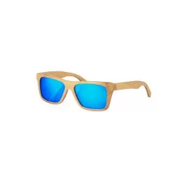 Óculos de sol em bambu om lentes espelhadas Personalizados Óculos de sol em bambu om lentes espelhadas Personalizados