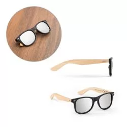 Óculos de sol em PP e bambu Personalizados Óculos de sol em PP e bambu Personalizados