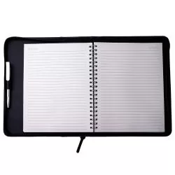 Pasta Caderno de Couro Sintético Personalizada Pasta Caderno de Couro Sintético Personalizada