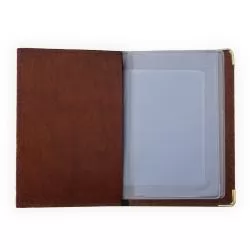 Porta Documento em Couro Sintético Personalizada Porta Documento em Couro Sintético Personalizada