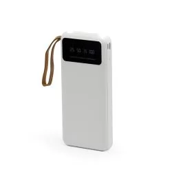 Power Bank 10.000mAh com Lanterna e Multissaídas Personalizado Power Bank 10.000mAh com Lanterna e Multissaídas Personalizado