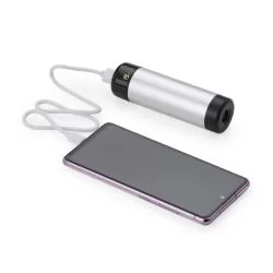 Power Bank 4.000mAh com Lanterna Personalizado Power Bank 4.000mAh com Lanterna Personalizado