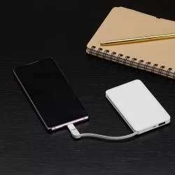 Power Bank 5.000mAh com Indicador LED Personalizado Power Bank 5.000mAh com Indicador LED Personalizado