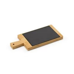 Quadro com ardósia em bambu e 2 gizes inclusos Personalizado Quadro com ardósia em bambu e 2 gizes inclusos Personalizado
