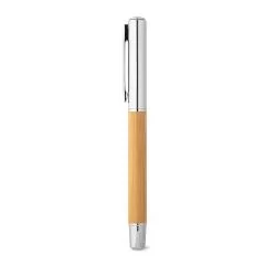 Roller em aço inox 90% reciclado e bambu com tampa Personalizado Roller em aço inox 90% reciclado e bambu com tampa Personalizado