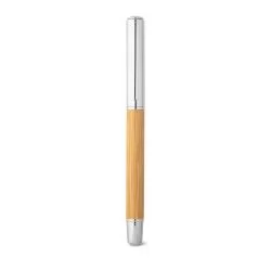 Roller em aço inox 90% reciclado e bambu com tampa Personalizado Roller em aço inox 90% reciclado e bambu com tampa Personalizado