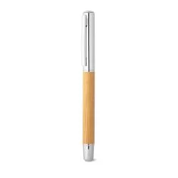 Roller em aço inox 90% reciclado e bambu com tampa Personalizado Roller em aço inox 90% reciclado e bambu com tampa Personalizado