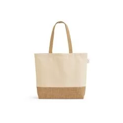 Sacola em 70% algodão reciclado e 30% poliéster reciclado Personalizada Sacola em 70% algodão reciclado e 30% poliéster reciclado Personalizada