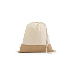 Sacola tipo mochila em 70% algodão reciclado Personalizada Sacola tipo mochila em 70% algodão reciclado Personalizada