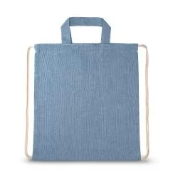 Sacola tipo mochila em algodão reciclado Personalizada Sacola tipo mochila em algodão reciclado Personalizada