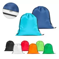 Sacola Tipo Mochila Em Rpet Personalizada 