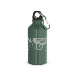 Squeeze de Alumínio Brilhante 400 ml Personalizado Squeeze de Alumínio Brilhante 400 ml Personalizado