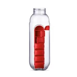 Squeeze Plástico 700ml Porta Comprimido Personalizado Squeeze Plástico 700ml Porta Comprimido Personalizado