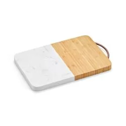 Tábua de corte em bambu e mármore Personalizada Tábua de corte em bambu e mármore Personalizada