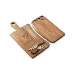 Tábua de queijos em madeira de acácia Personalizada Tábua de queijos em madeira de acácia Personalizada